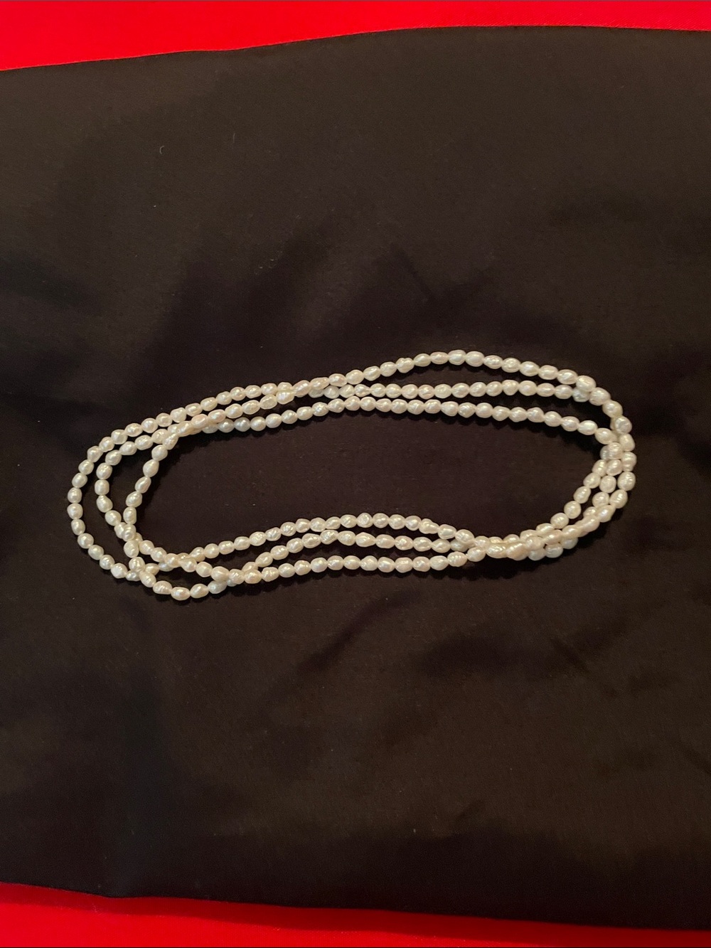 Timeless White Fresh Water large Pearl Necklace Strand - Women Jewelry